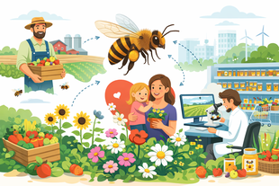 Bienenschutz KI-generiertes Bild