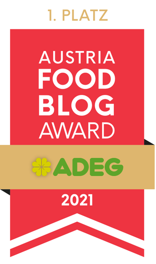 AFBA Gewinner 1. Platz bester österreichischer Foodblog