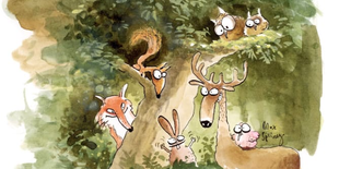 Kinder im Wald
