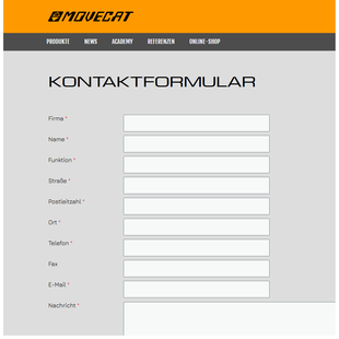 Movecat Nufringen: Kontaktformular