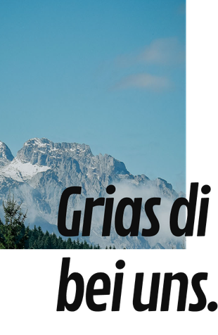 Alpenpanorama in Dachstein West | Salzburger Land in Reiters Ferienhaus