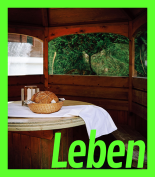 Wohnraum und Garten in Reiters Ferienhaus | Urlaub am Bauernhof