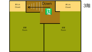 民泊 避難経路図面 誘導灯 消防法