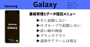 Samsung  Galaxyデータ復旧基盤修理メニュー