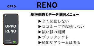 OPPO Renoデータ復旧基盤修理メニュー