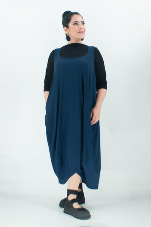 Shirt mit hohem U-Boot Ausschnitt