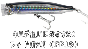 キハダ狙いにおすすめ！フィードポッパーCFP150
