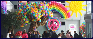 decoration ballon oeuvre d'art éphémère pau tarbes auch dax toulouse bayonne bordeaux