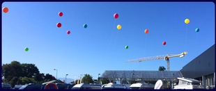 ballon à l'hélium concession automobile pau tarbes Toulouse auch dax 64 65 32 31 40