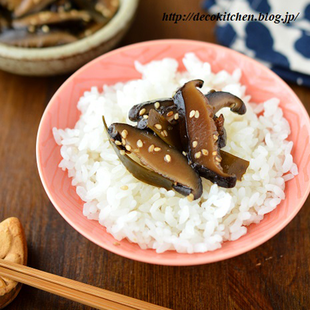 これさえあれば！ご飯が何杯でもいける「乾しいたけと昆布の佃煮」　by deco