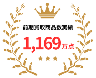 買取商品数実績