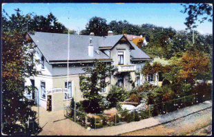 Die Gastwirtschaft auf einer Ansichtskarte von 1917