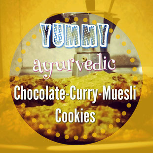 Yummy ayurvedic Chocolate Curry Muesli Cookies recipe