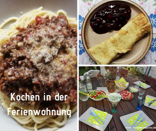 Kraftquelle, Kochen in der Ferienwohnung, Essen in der Ferienwohnung, Essen im Urlaub, schnelle und preiswerte Rezepte für den Urlaub