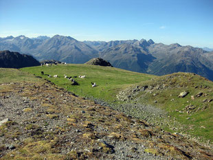 Wetterkreuzspitze - Blick zum Kreuz auf Nebengipfel