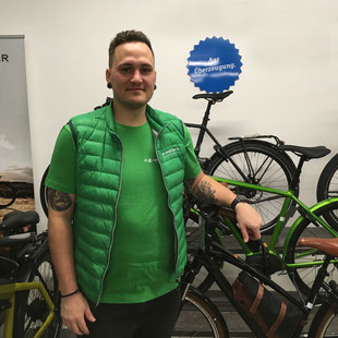 Niklas Probst; neuer Filialleiter; e-motion e-Bike Welt Stuttgart; Esslingen; Ansprechpartner; e-Bike Experte