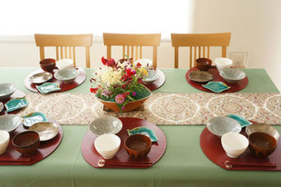 和食のテーブルコーディネイト