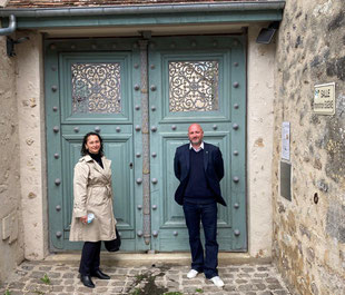 "Ensemble pour notre territoire" avec de gauche à droite : Irina Stenzel et Jérémy Pis.