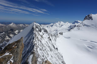 Lenzspitze, Nadelhorn, Traverse, Nadelgrat