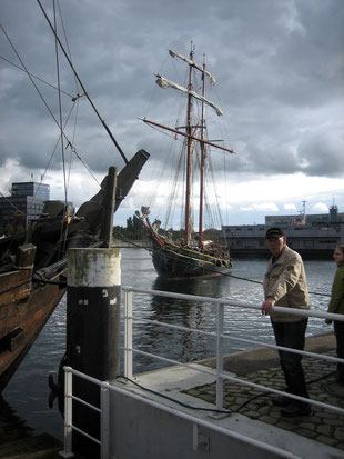 Anleger nach der Traditionsregatta Kiel - Leuchtturm - Kiel am 21. September 2013