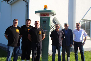 v.l.Christian, Tobias, Ralf, Sepp, Klaus-Dieter Thielen, Hermann Schmitt