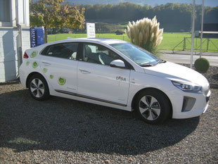Ioniq electric an unserer öffentlich zugänglichen 22kW-Ladestation