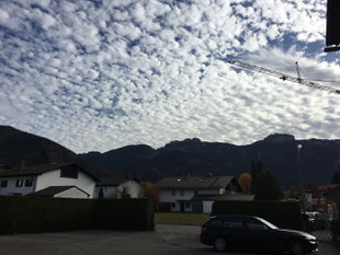 Der Blick aus dem Fenster in Aschau - Berge pur....