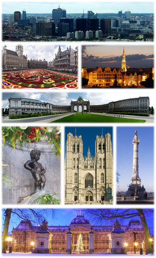 Impressionen aus Brüssel (By Montage by User:The Emirr, authors of source images listed above [CC BY-SA 3.0  (https://creativecommons.org/licenses/by-sa/3.0)], via Wikimedia Commons)