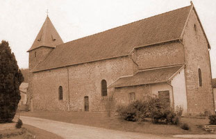 Eglise Saint-Amand-Magnazeix vue arriere années 1500