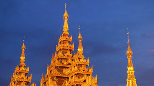 Shining stupa