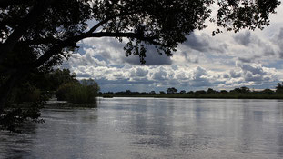 Okavango river close to Rundu