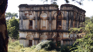 In ruins