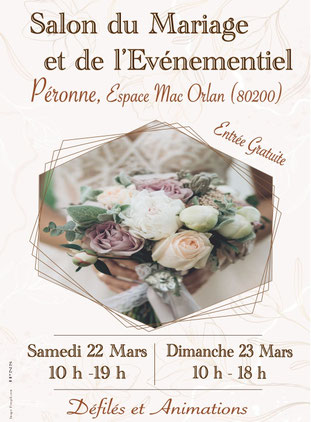 Salon du mariage et de l'événementiel - 22 et 23 Mars 2025