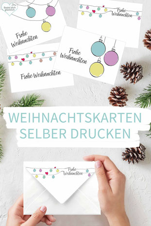 Diy Weihnachtskarten Christbaumkugel Diy Shop Blog Downloaden Drucken Glucklich Sein