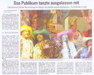 Der Wiesbadener Kurier schrieb: