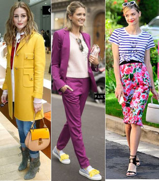tenues vestimentaires colorés pour le printemps 2015