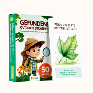 Gefunden! Outdoor Suchspiel für Kinder von Edubini