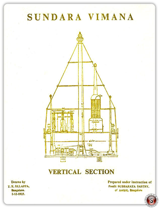 Sundara Vimana Vertical section