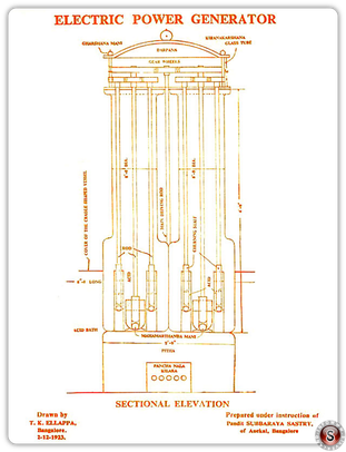 Tripura Vimana Eletric power generator