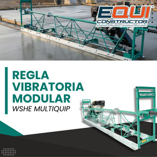 Regla Vibratoria Modular para Concreto WSHE MULTIQUIP Marca CIPSA