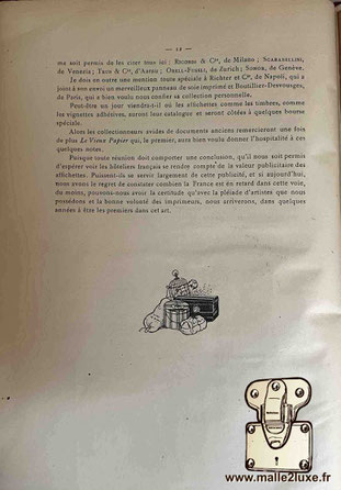 Voyage iconographique autour de ma malle - Années 1920  Extrait du Bulletin de la Société archéologique, historique et artistique - Le vieux papier Gaston Louis Vuitton