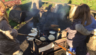 Wikingerbrot in der Pfanne
