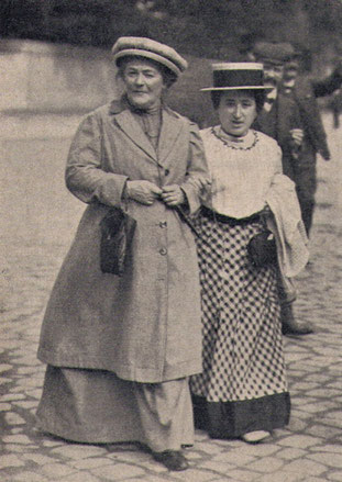 Bild: Foto:  Clara Zetkin und Rosa Luxemburg