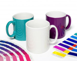 ColourCoat Pantone colour matched mugs