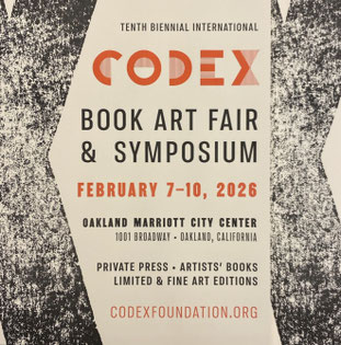 Codex art book fair - crisscross binding - preservative book binding - Anne Goy