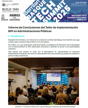 Informe de Implementación BIM en el sector público