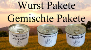 Wurstpakete / Gemischte Pakete Wurst und Brühe
