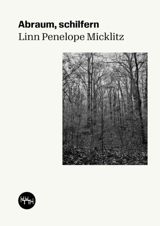 Das Cover von Abraum, schilfern zeigt eine Schwarz-Weiß-Fotografie eines Waldes.