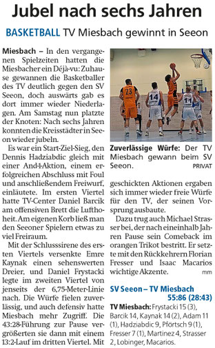 Bericht im Miesbacher Merkur am 20. Januar 2026 - Zum Vergrößern klicken
