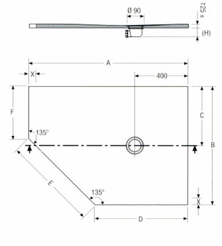 NATURE lange Pentagonform L